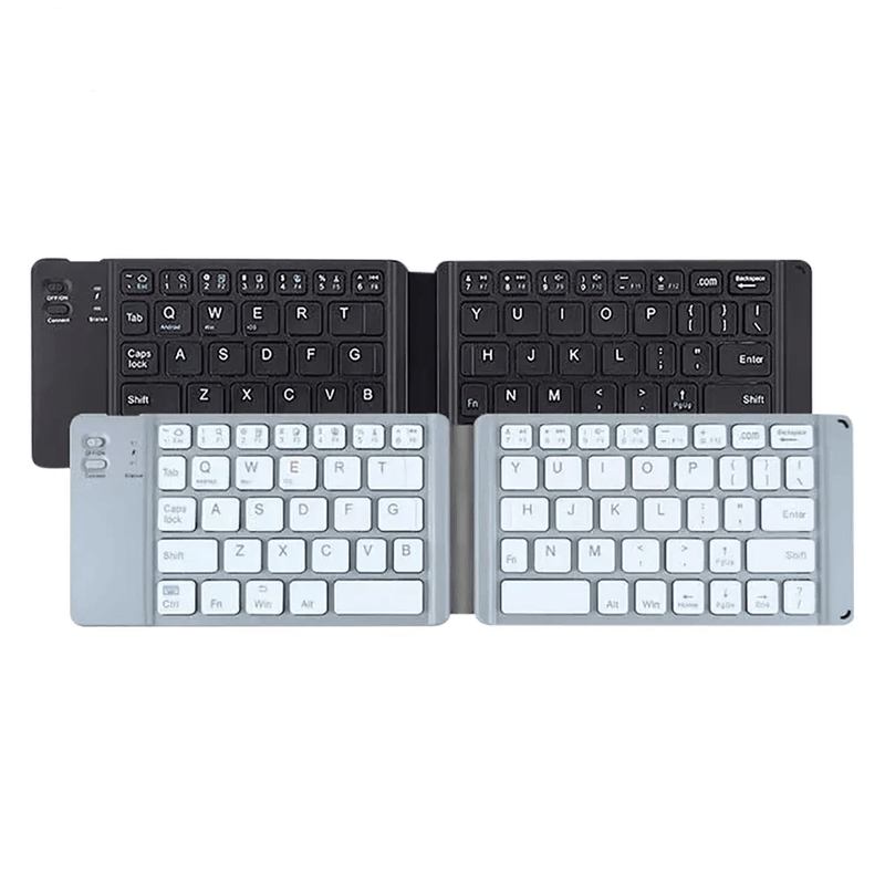 Mini Teclado bluetooth dobrável sem fio portátil multiuso