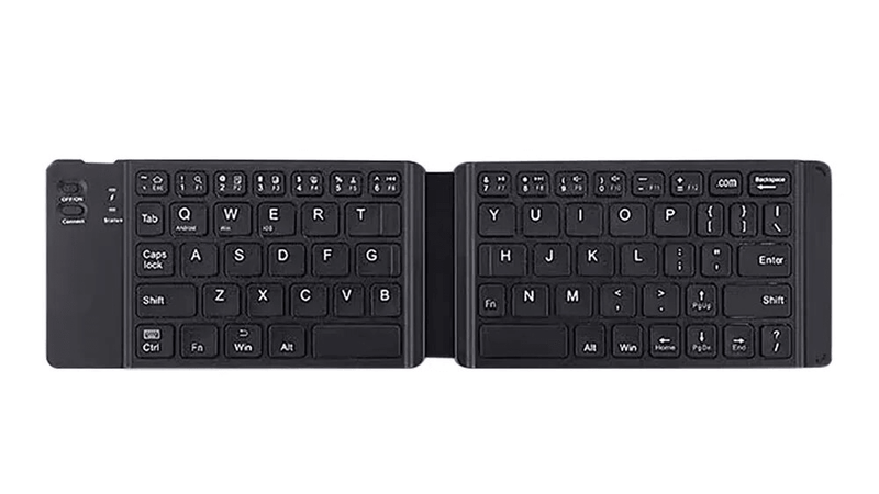 Mini Teclado bluetooth dobrável sem fio portátil multiuso